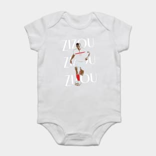 Zidane Illustration Baby Bodysuit